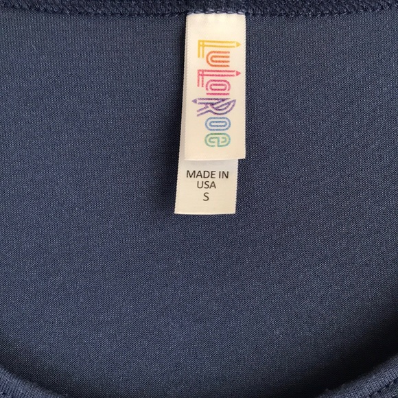 Slate blue LulaRoe Perfect Tee like new - Picture 2 of 2